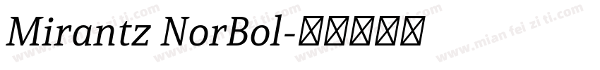 Mirantz NorBol字体转换